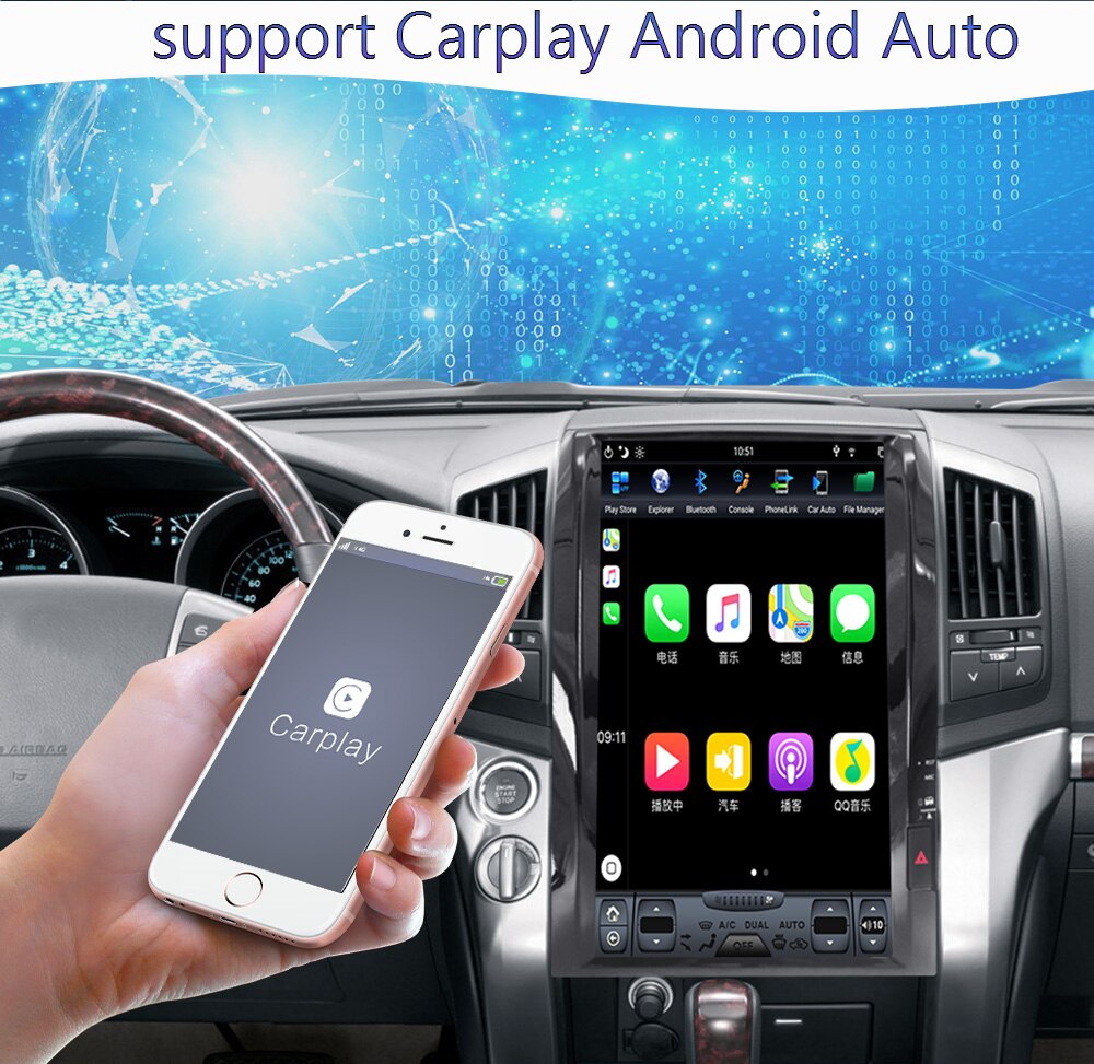 Android 9.0 128GB Tesla Vertical Screen Car Radio GPS For Dodge RAM 2018-2020 Wireless Carplay DSP WIFI headunit stereo-Aotsr official website