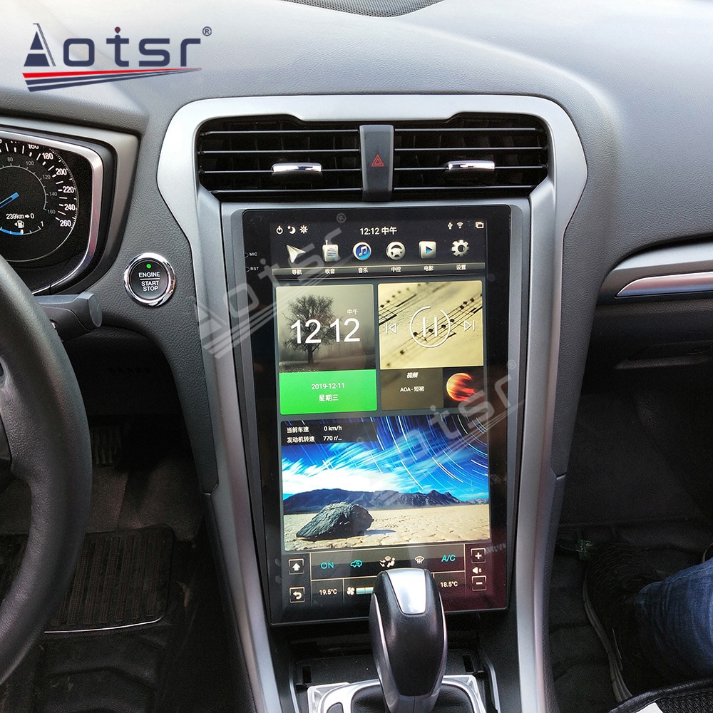 Car GPS Navigation For Ford Mondeo MK5 2013-2019 Android Radio Multimedia Player Auto Head Unit Audio Recorder Video PX6 64GB 4K-Aotsr official website
