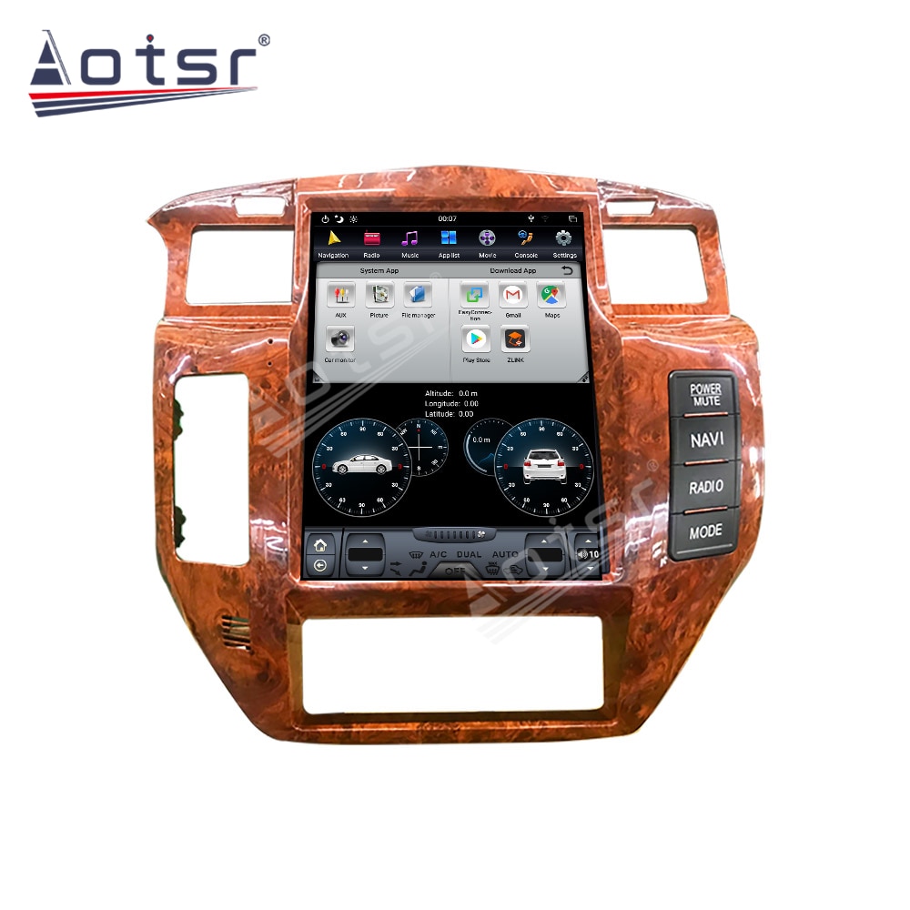 13.6 Inch Tesla Style Android 9 4G 64GB Screen Car Radio GPS Navigation For NISSAN PATROL 5 Y61 Head Unit Multimedia Player PX6-Aotsr official website