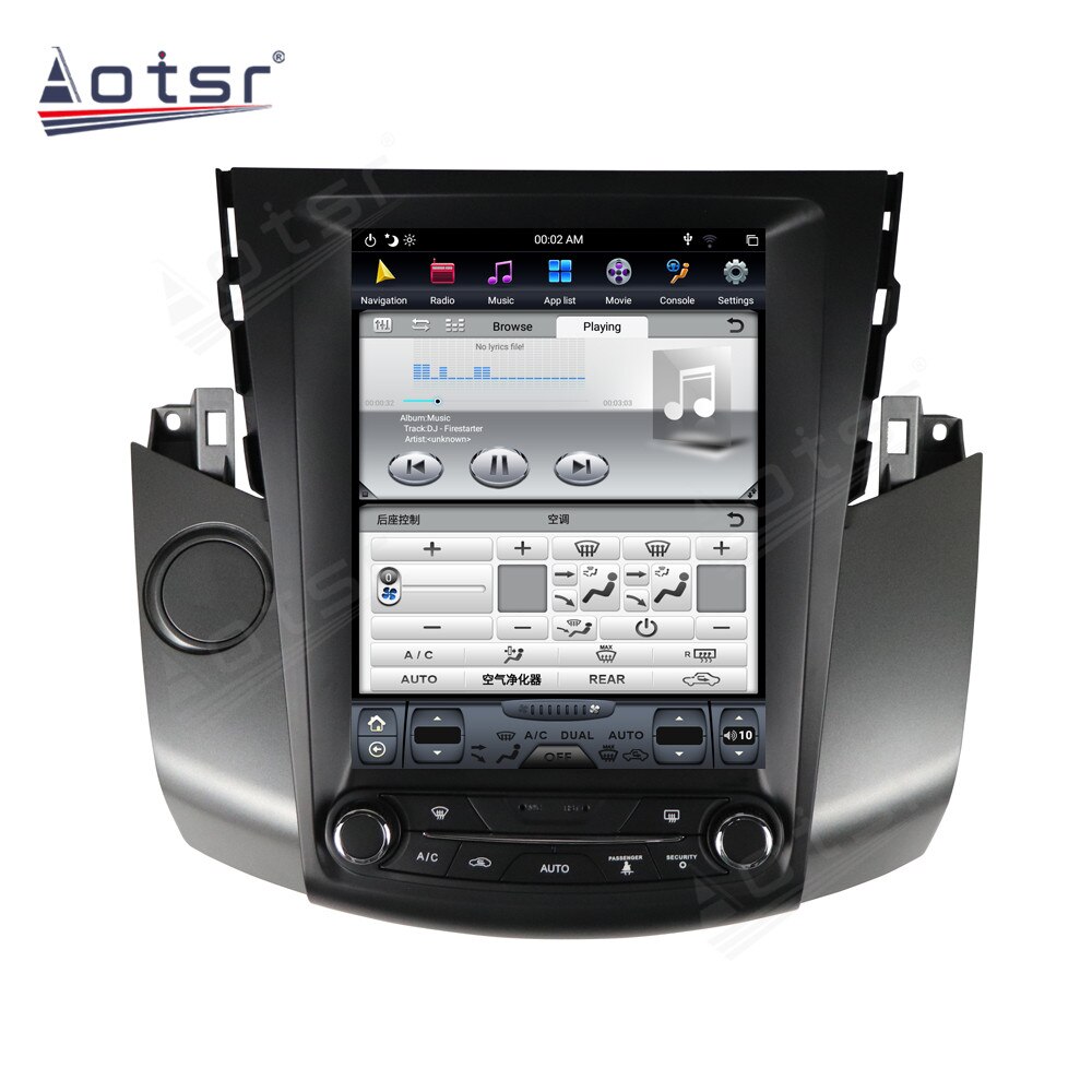 Car Multimedia DVD Player For Toyota RAV4 2006 2007 - 2012 Android 9.0 Radio Tape Recorder Tesla Big Screen GPS Navigation Audio-Aotsr official website