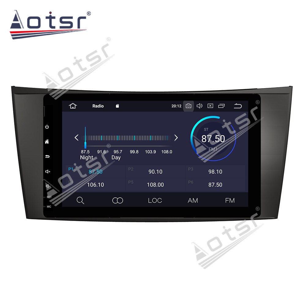 For Mercedes Benz E-Class W211 CLS W219 Car Multimedia Radio Player Android 11 DSP 8“ IPS screen GPS Nav head unit-Aotsr official website