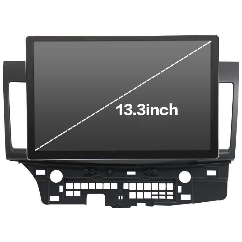 13.3 Inch Android 12 Auto For Mitsubishi Lancer 2007-2015 Car Multimedia Player GPS Navigation Auto Radio Stereo Head Unit 