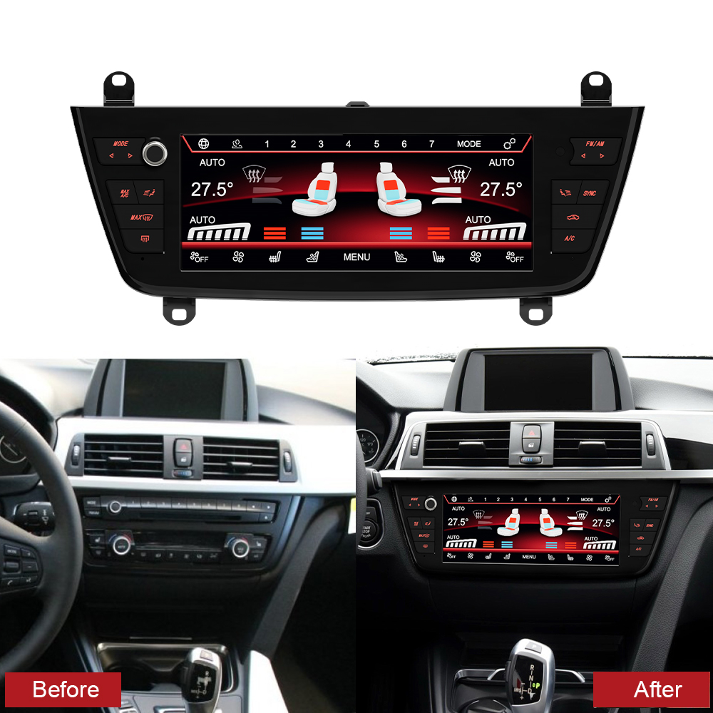 AC Panel Air Conditioner Climate Control For BMW 3 Series 2013 - 2019 Car Radio LCD Touch Stereo Board Screen Headunit Original Style