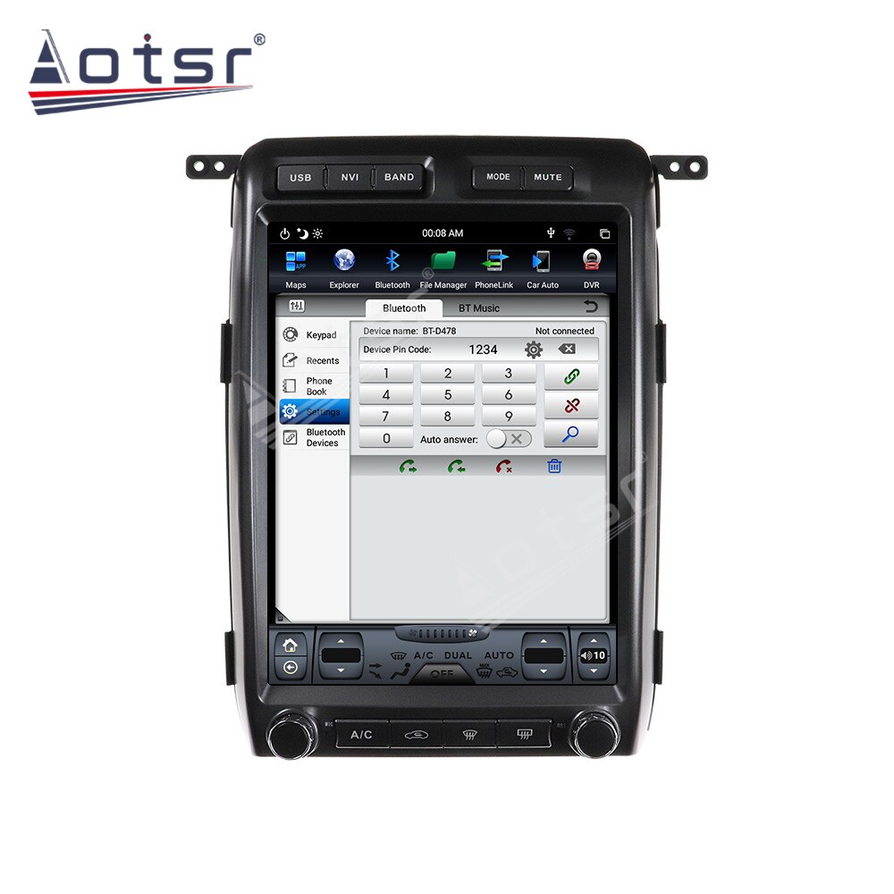 For Ford Raptor F150 2009 2010 2011 - 2014 Android Multimedia Player PX6 Car Radio Tesla Screen GPS Navigation Audio Stereo Unit-Aotsr official website