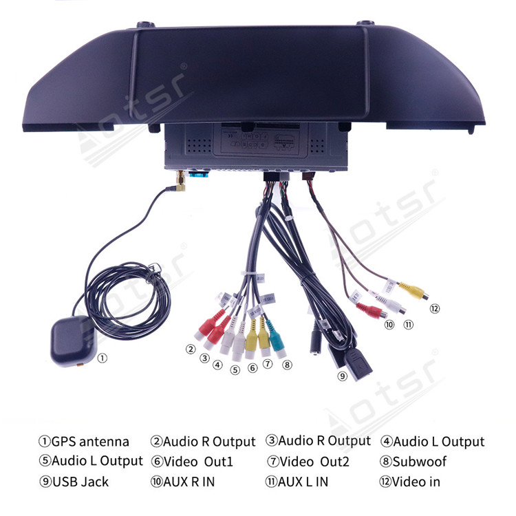 128G Android 10.0 For Nissan Patrol Y61 Auto Stereo Audio Car Radio DVD Multimedia Player GPS Navigation Head Unit