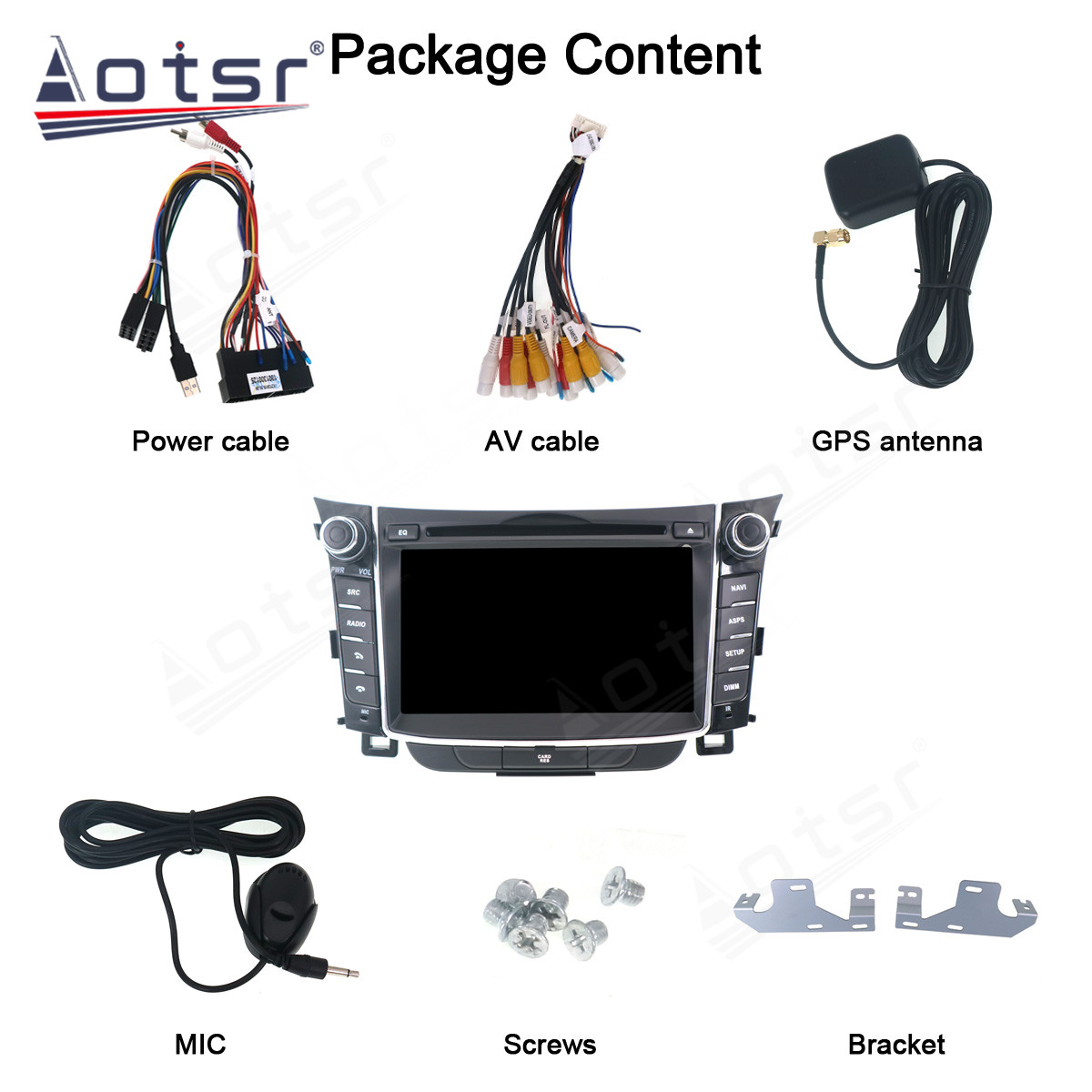 128G For Hyundai I30 Elantra GT 2012-2016 Car Multimedia Player Stereo Android 11 Audio Auto Radio Tape Recorder GPS Navigation Head Unit-Aotsr official website