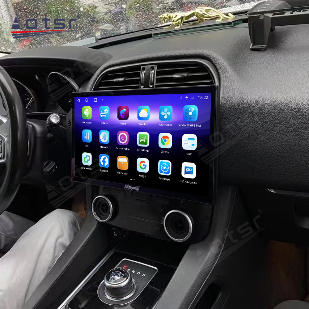 13.3 Inch Android 11 Auto For Jaguar F-Pace 2016-2020 Car Multimedia Player GPS Navigation Auto Radio Stereo Head Unit Carplay