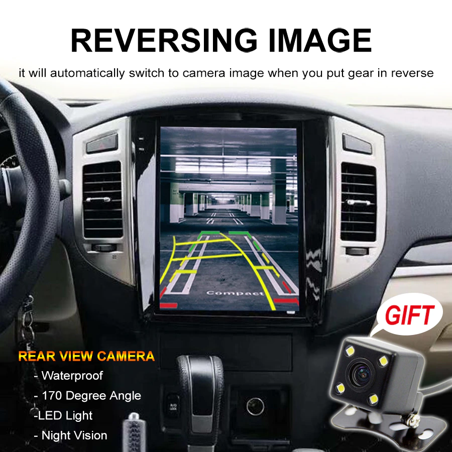 12.1" Vertical Screen Car Radio For Mitsubishi Pajero Sport V97 V93 Rockford GPS Tesla Carplay Android 11.0 Car Multimedia-Aotsr official website