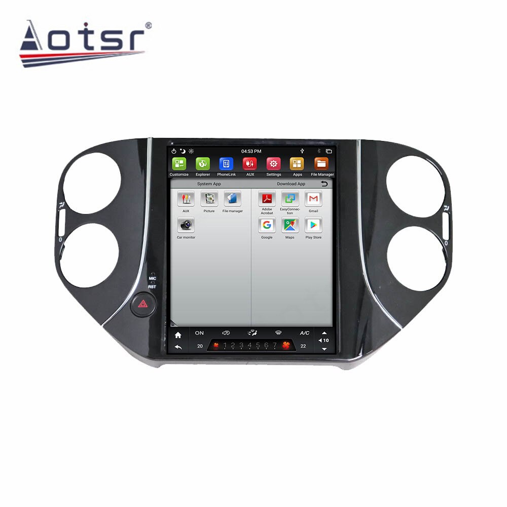 For Volkswagen VW Tiguan MK2 2010-2016 Tesla styel Android 9 Car DVD GPS Navigation Radio AutoStereo Multimedia Palyer HeadUnit-Aotsr official website
