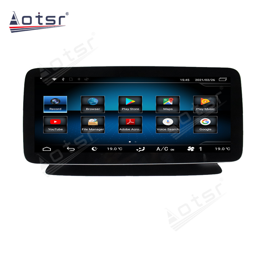 Android 10.0 multimedia player with GPS navigation stereo main unit DSP  8GB + 128GB suitable for Benz CLS