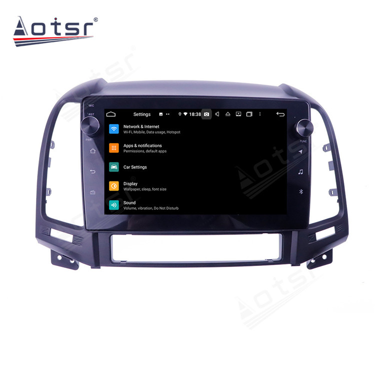 9 Inch Android 10.0 Auto Stereo For Hyundai Santa FE IX45 2006-2012 Audio Car Radio DVD Multimedia Player GPS Navigation Head Unit-Aotsr official website