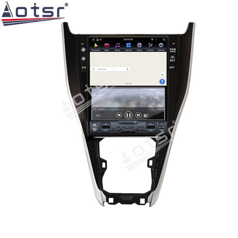 [Aotsr]Tesla Screen Car GPS Navigation For TOYOTA Harrier Android Radio 2013 2014 - 2019 PX6 Multimedia Player Auto Stereo Head Unit HD-Aotsr official website