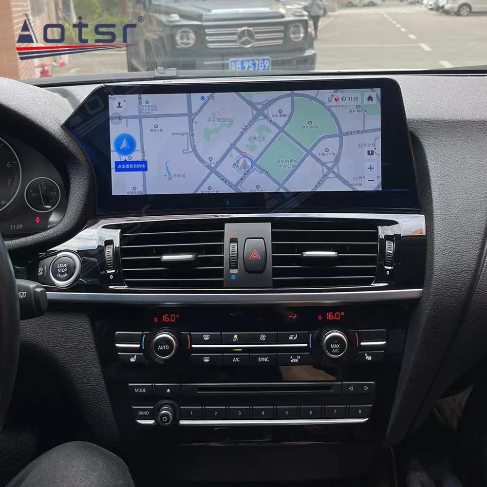 12.3 Blade Screen For BMW X3 X4 F25 F26 2011-2017 CIC NBT Android 11 Car Radio GPS Navi Multimedia Player Head Unit