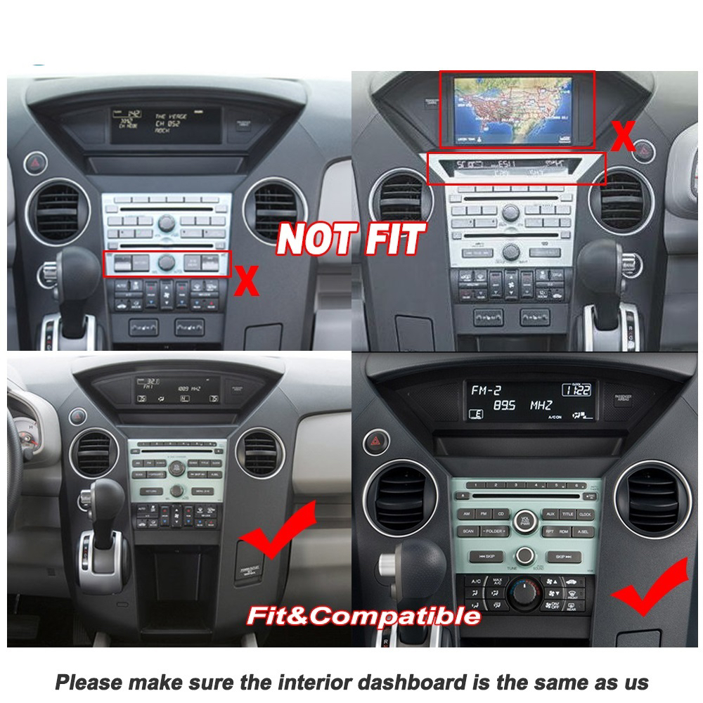 ANDROID 11 6+128GB CAR GPS NAVI AUTO STEREO FOR HONDA PILOT 2009-2015 RADIO TAPE RECORDER HEAD UNIT CAR MULTIMEDIA PLAYER