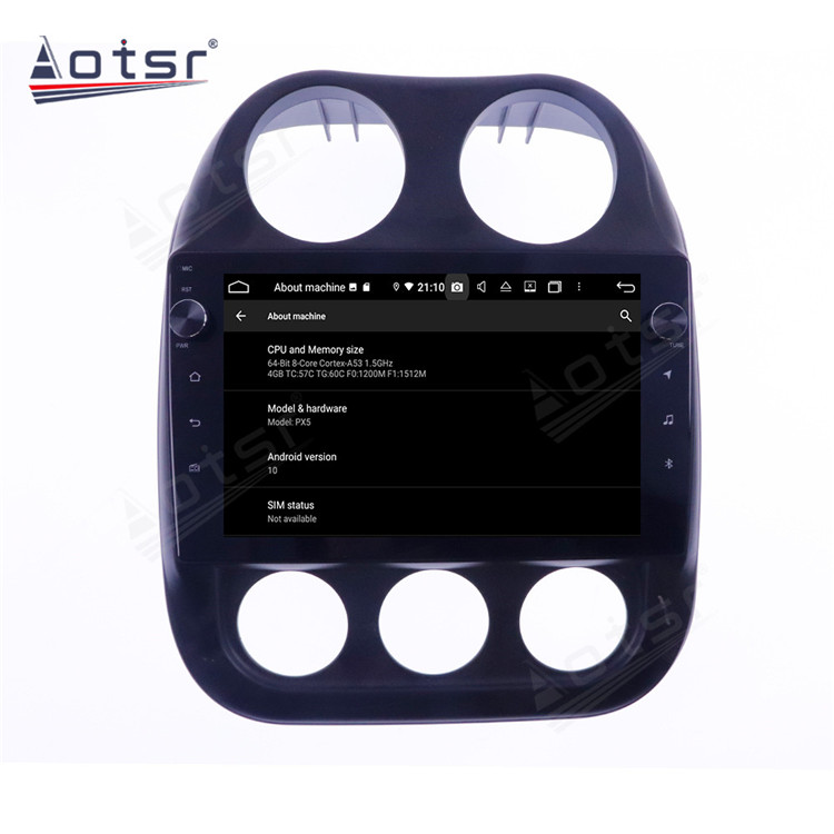 128G Android 10.0 For Jeep Compass 2010-2016 Auto Stereo Audio Car Radio DVD Multimedia Player GPS Navigation Head Unit-Aotsr official website