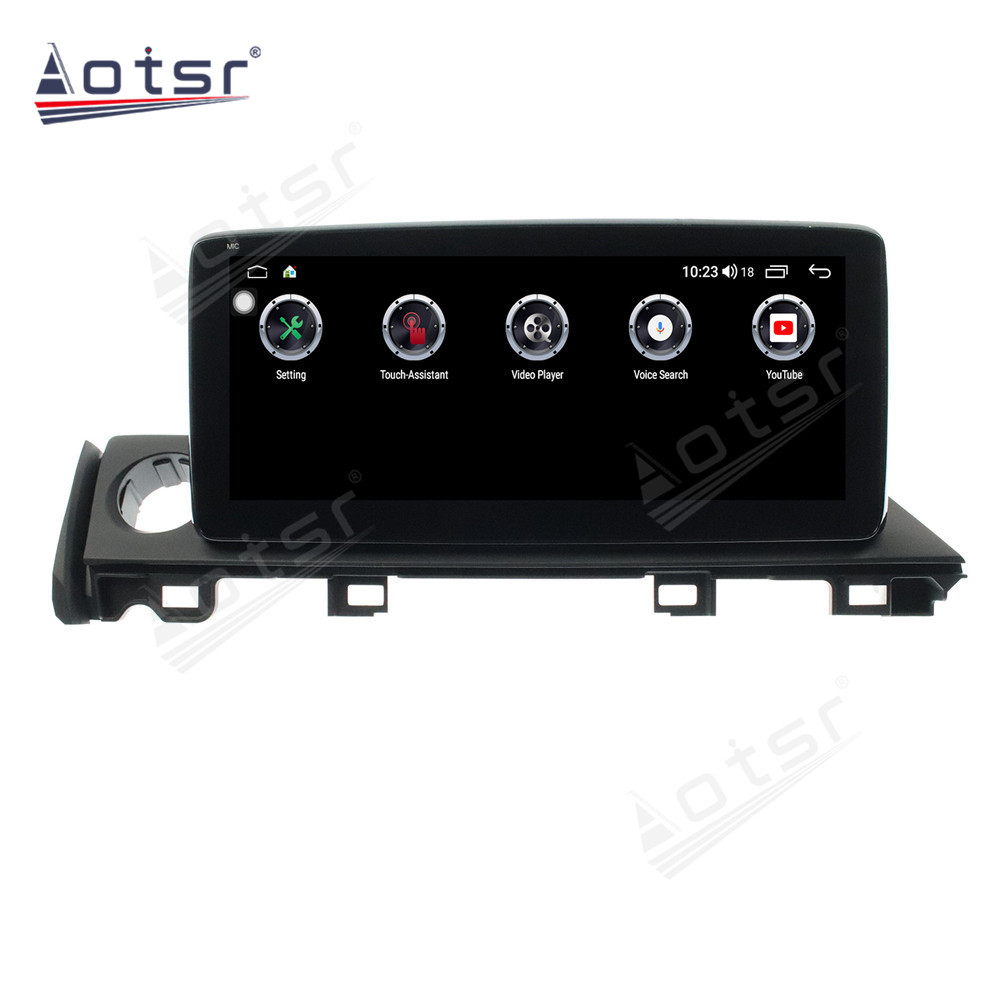 Android 10.0 multimedia player with GPS navigation stereo main unit DSP  8GB + 128GB suitable for Mazda 6 2017-2020