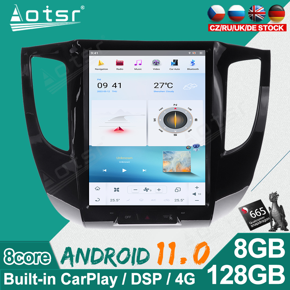 Android Car Radio For Mitsubishi L200 2015-2018 Car Multimedia Player GPS Navigation Tesla Screen Video Player Head Unit