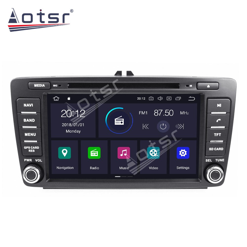 Android 10.0 4GB+64GB Car Radio GPS Navigation Unit For Volkswagen VW Skoda Octavia Golf 5 6 touran passat B6 jetta Polo Tiguan-Aotsr official website