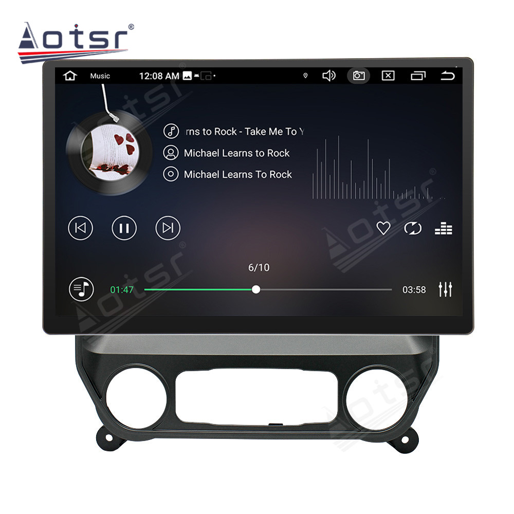 13.3 Inch Android 12 Auto For Chevrolet Silverado 2014-2018 Car Multimedia Player GPS Navigation Auto Radio Stereo Head Unit 
