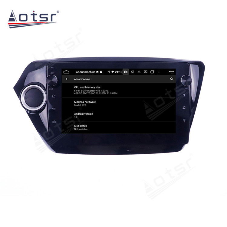 128G Android 10.0 For Kia K2 RIO 2010-2017 Auto Stereo Audio Car Radio DVD Multimedia Player GPS Navigation Head Unit-Aotsr official website