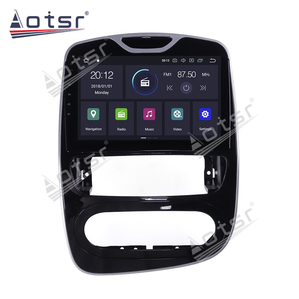 For Renault Clio 2016 - 2018 Touch Screen Android Radio Recorder HD Car Multimedia GPS Navigation 128GB Carplay DVD Video Player-Aotsr official website