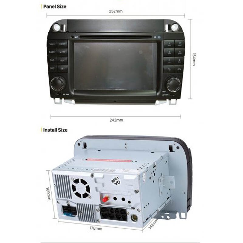 2 din Android 9.0 Multimedia player for BENZ S Class W220 S280 S320 S350 S400 S430 S500 Radio Head Unit play with Car DVD Player-Aotsr official website