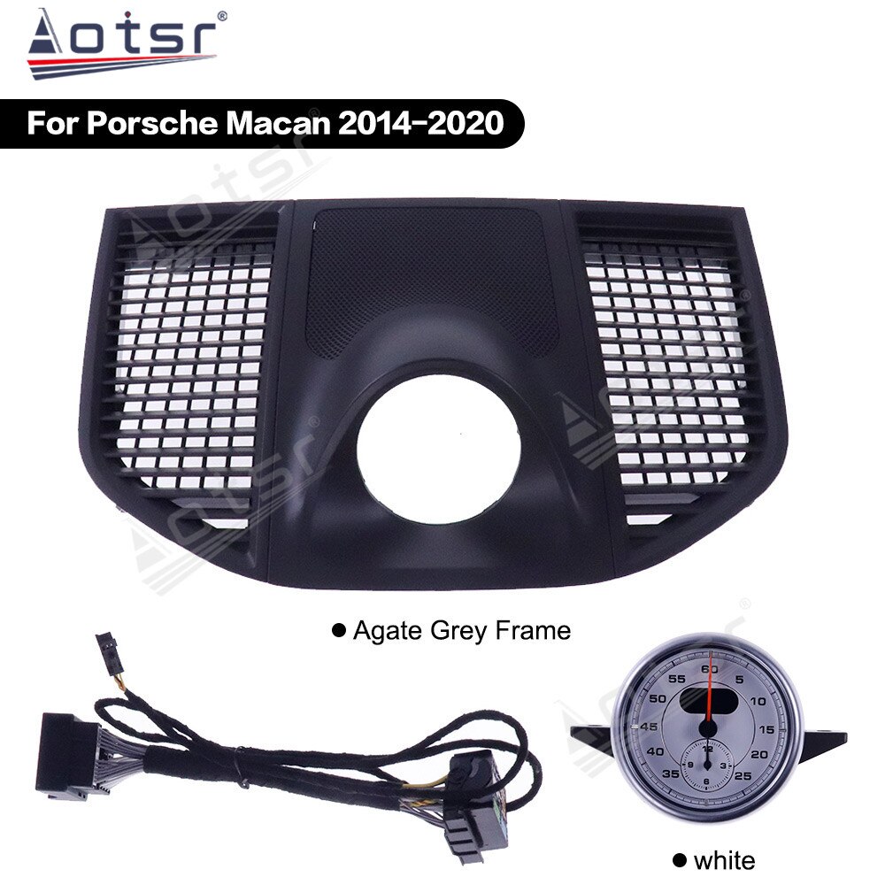 Car Stopwatch Clock Compass for Porsche Macan 2014-2020 Interior Dashboard Meter  Time Electronic  Accessional-Aotsr official website