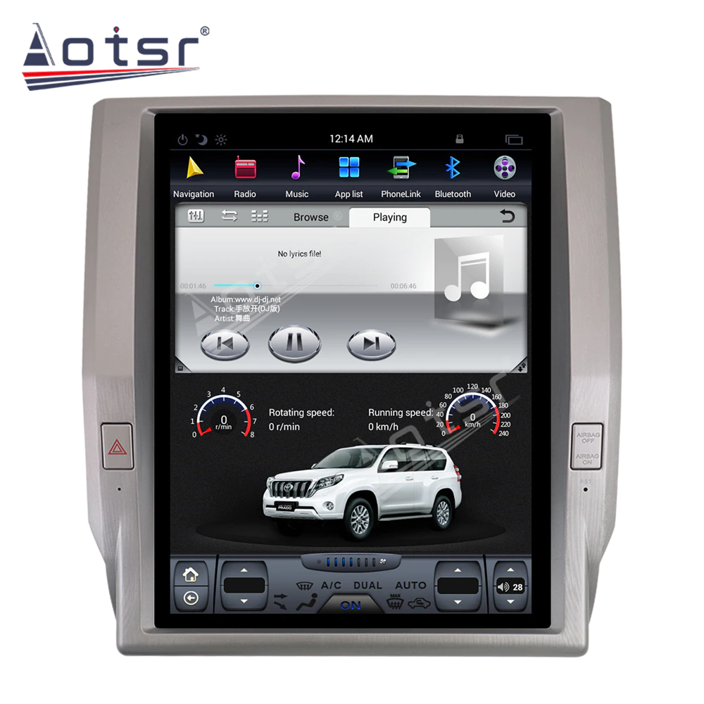 128GB Tesla Vertical Screen Android 9.0 Multimedia Car Radio For Toyota Tundra 2014-2020 Autoradio Video Player GPS Navigation-Aotsr official website