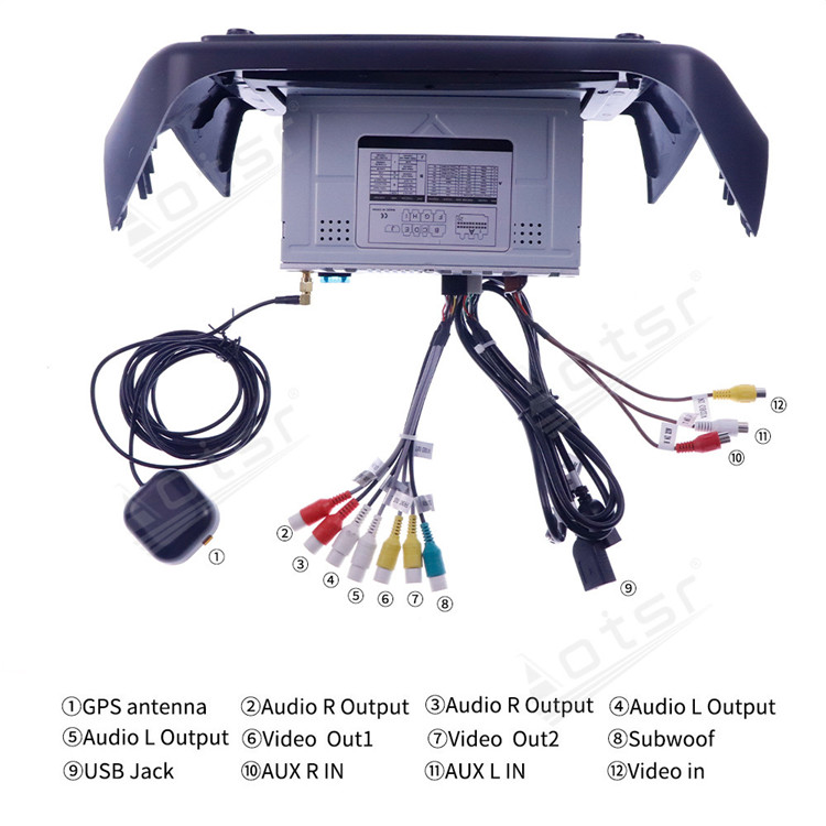 128G Android 10.0 For Honda Odyssey 2009-2014 Auto Stereo Audio Car Radio DVD Multimedia Player GPS Navigation Head Unit