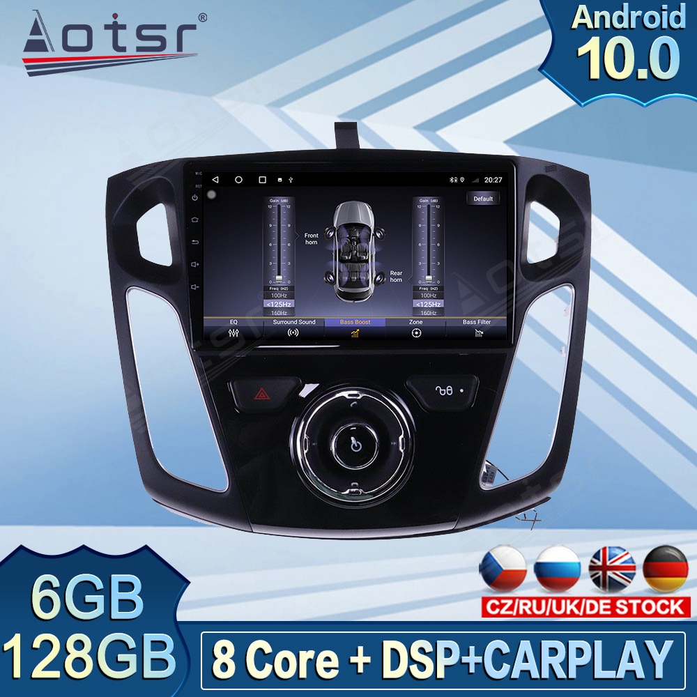 Carplay 128GB For Ford Focus mk3 2012 - 2017 Android Radio Recorder Car Multimedia Player GPS Navigation DVD Player Head Unit-Aotsr official website