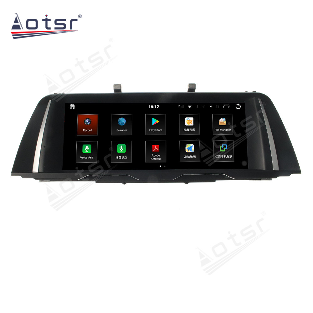 Android 10.0 multimedia player with GPS navigation stereo main unit DSP  8GB + 128GB suitable for BMW 5 2009-2016