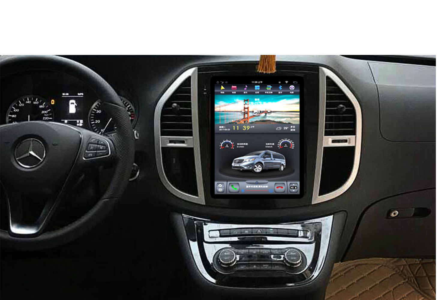 Tesla Screen Android 12 Car Radio For Mercedes-Benz Vito 2016 - 2019 Car Player GPS Navigation Multimedia Video Stereo Audio Head Unit-Aotsr official website