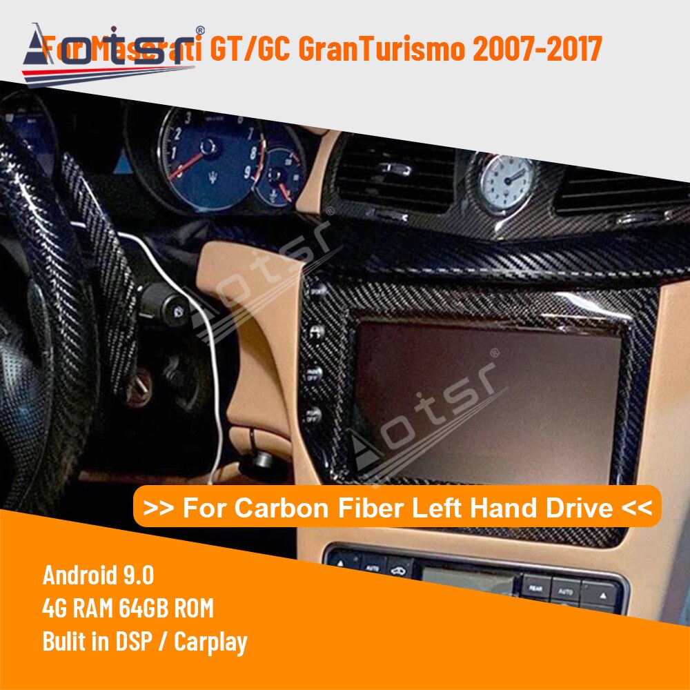 For Maserati GranTurismo Android Radio GT/GC/GTS Grancabrio 2007-2019 Headunit Car Multimedia Player Audio Stereo GPS Navigation-Aotsr official website