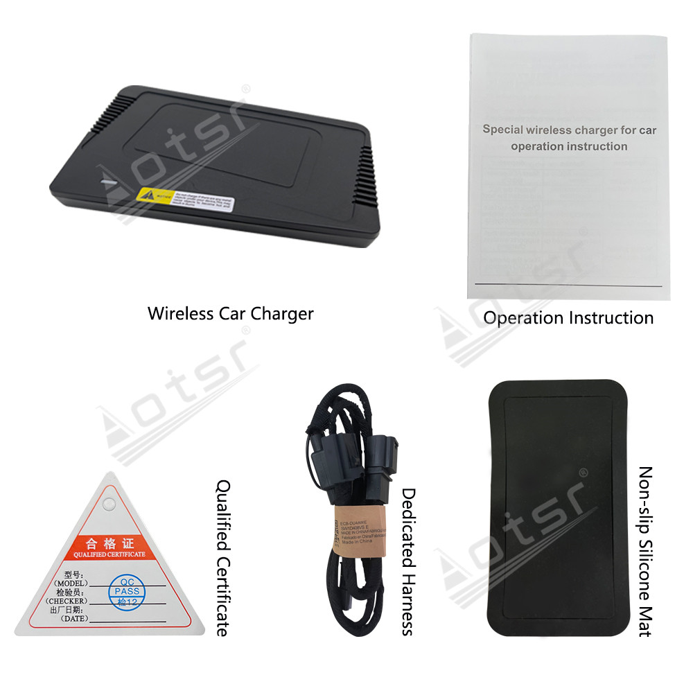 Wireless Car Charger For Audi A3 2021+ Intelligent Infrared Fast Phone Holder Temperature Control Hidden Design