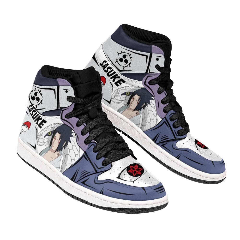 Sasuke Custom Sneakers Naruto Anime 