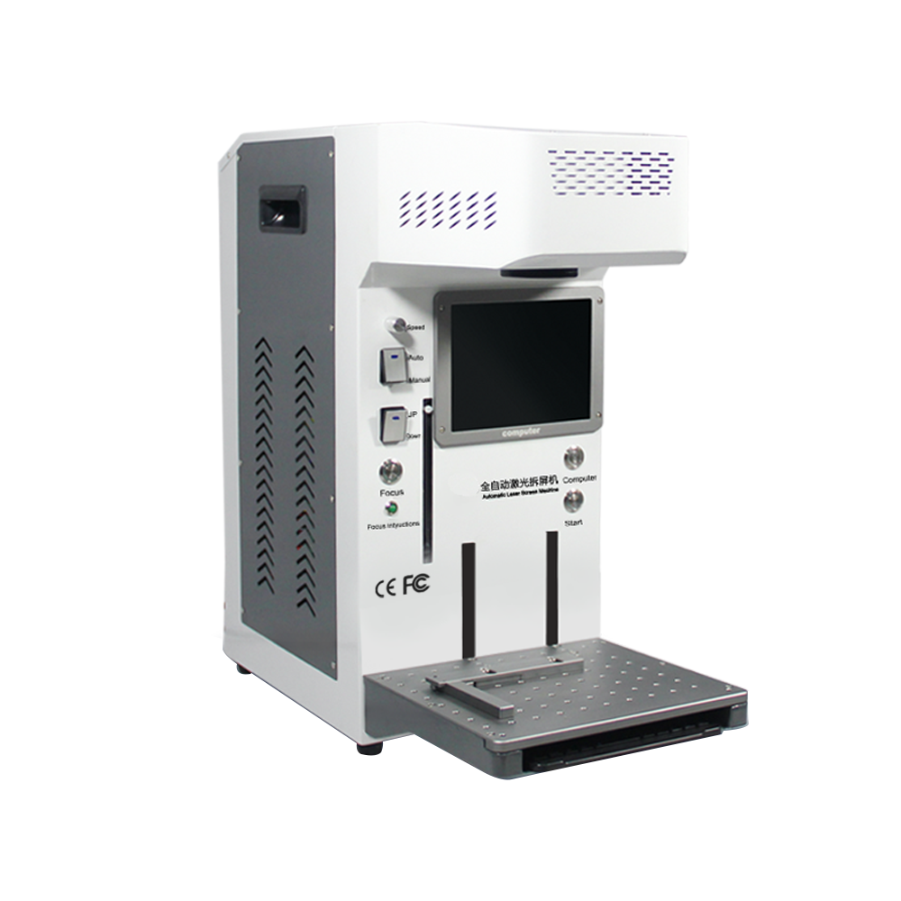 TBK-958A TBK958A TBK 958A Back Rear Glass Removing Laser Engraving and Separating Machine with Auto Focus, Logo Printer, and Frame Separator for Iphone