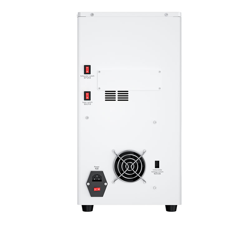 TBK 958F Mini 20W Laser Machine for iphone 8 to13promax Back Glass Removing Built-in Smoke Exhaust Device