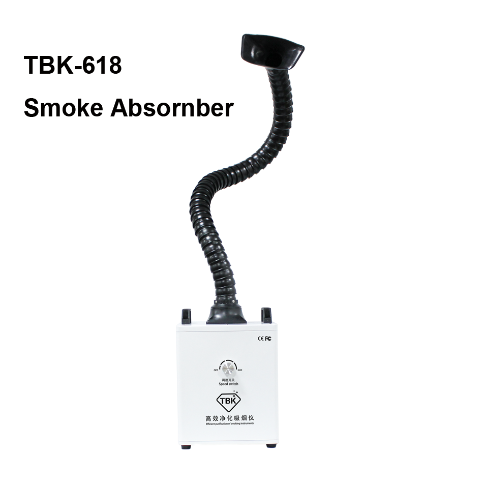 TBK-618 TBK-628 Welding Fume Extractor Smoke Absorber Machine Optional with Suction Box