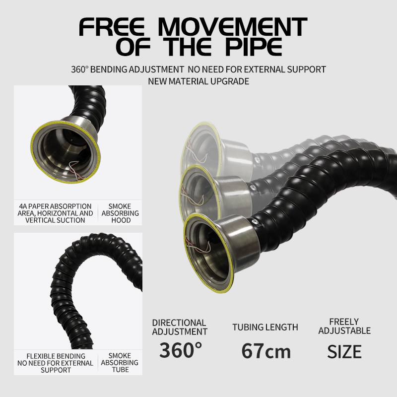 TBK 638 Welding Soldering Vacuum Fume Extractor Smoke Absorber Machine Optional 