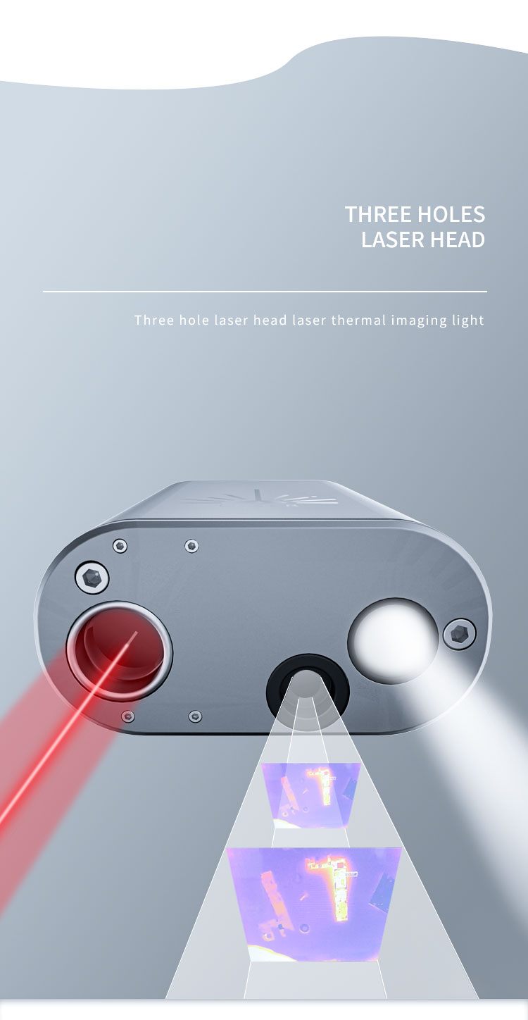 Intelligent Thermal Infrared Imager Analyzer BGA Rework Station Built-in Laser Heating De-soldering with Microscope for Iphone Circuit Board repair