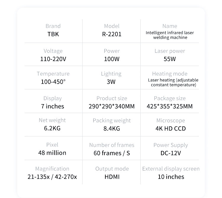 Intelligent Thermal Infrared Imager Analyzer BGA Rework Station Built-in Laser Heating De-soldering with Microscope for Iphone Circuit Board repair