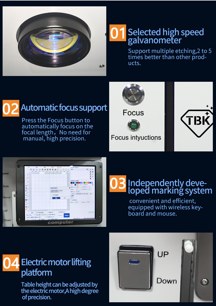 TBK-958A TBK958A TBK 958A Back Rear Glass Removing Laser Engraving and Separating Machine with Auto Focus, Logo Printer, and Frame Separator for Iphone