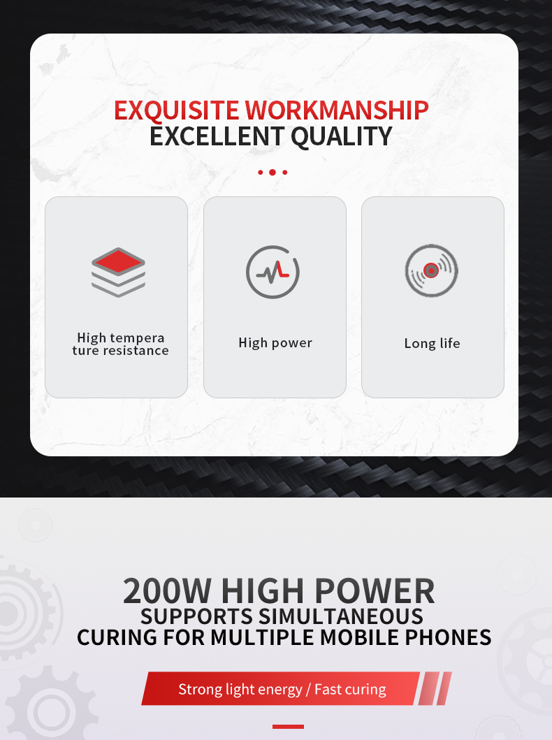 TBK-605A Mini UV Curing Box with 100 Bulbs