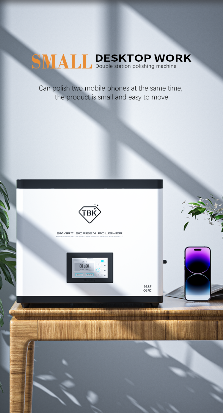 New Arrival Mini Automatic Polishing Machine to Remove the schreches for Mobile phone