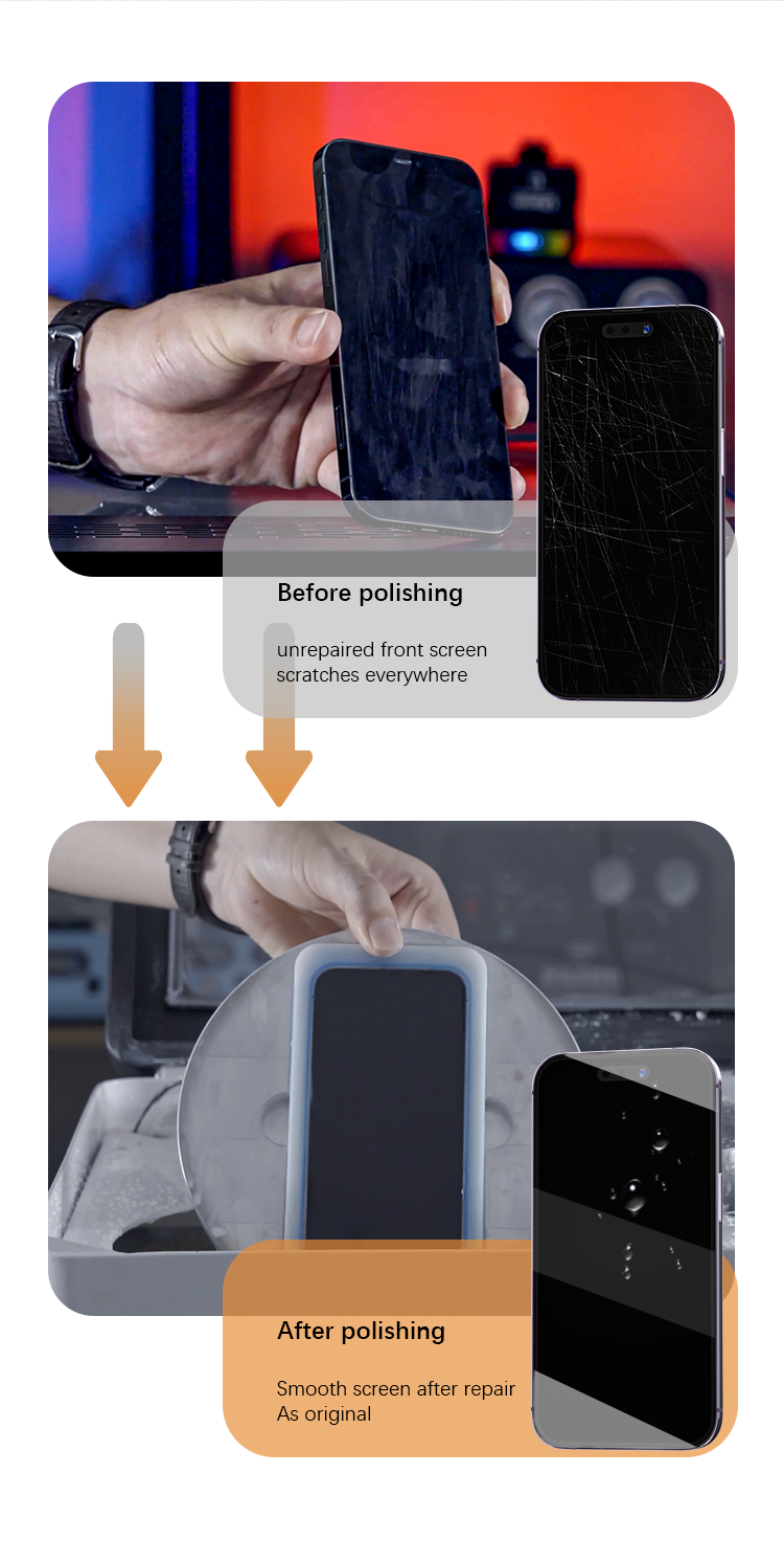 New Arrival Mini Automatic Polishing Machine to Remove the schreches for Mobile phone