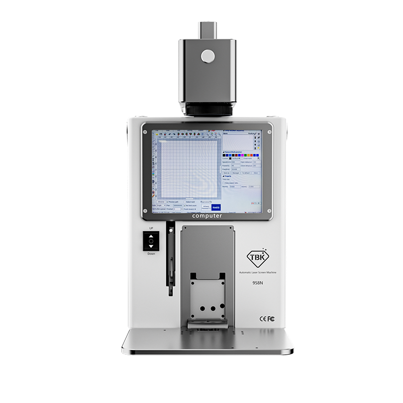 2023 New Arrival TBK 958N 20w Mini Laser Machine for Removing Back Glass and for Engrave print wood