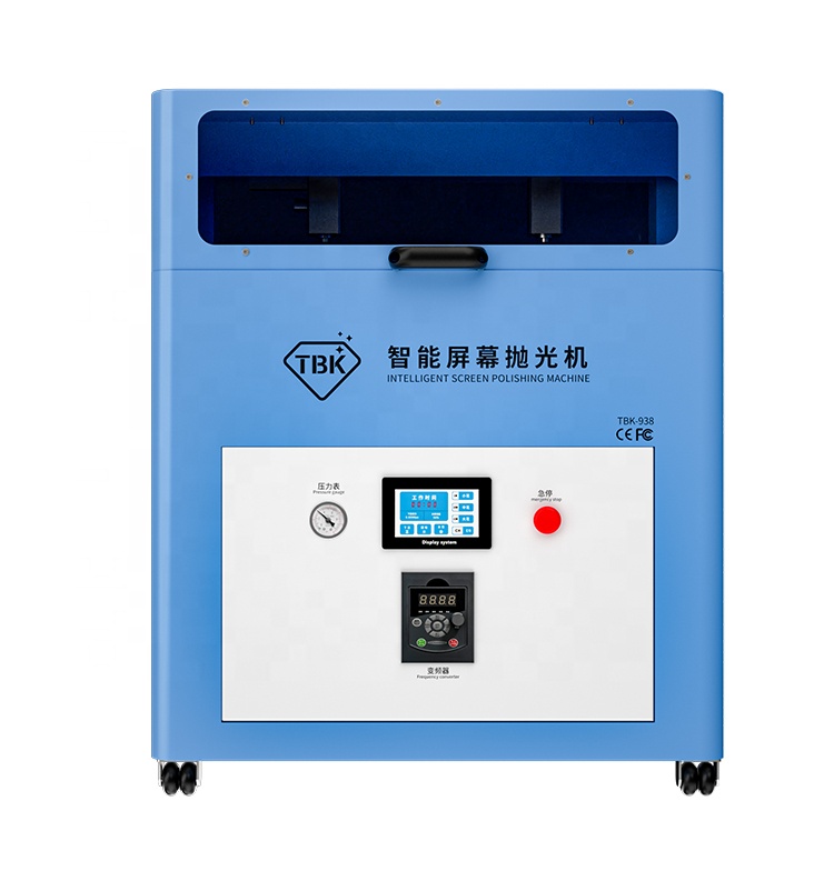 TBK 938L 8 phones Automatic Polishing Machine for Lcd Display Scratch Removal For Phone Back Glass Remover Watch Grinding Machine