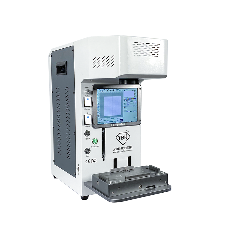 TBK 958b Laser Back Glass Removing Machine for Iphone with Laser Cutting Engraving Marking Printer and Frame Separator