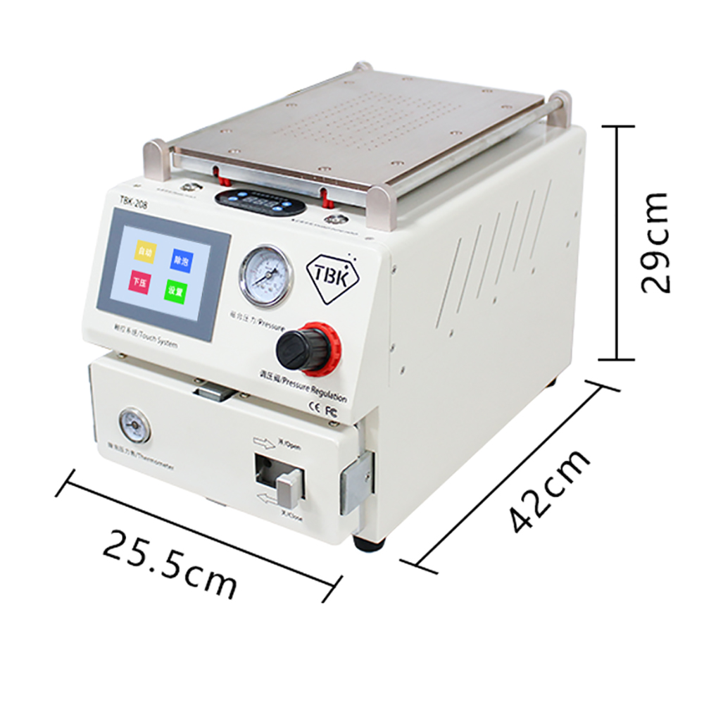 TBK-208 Professional LCD Repair Machine 3-in-1 Vacuum Separating Laminating and Bubble-Removing Machine