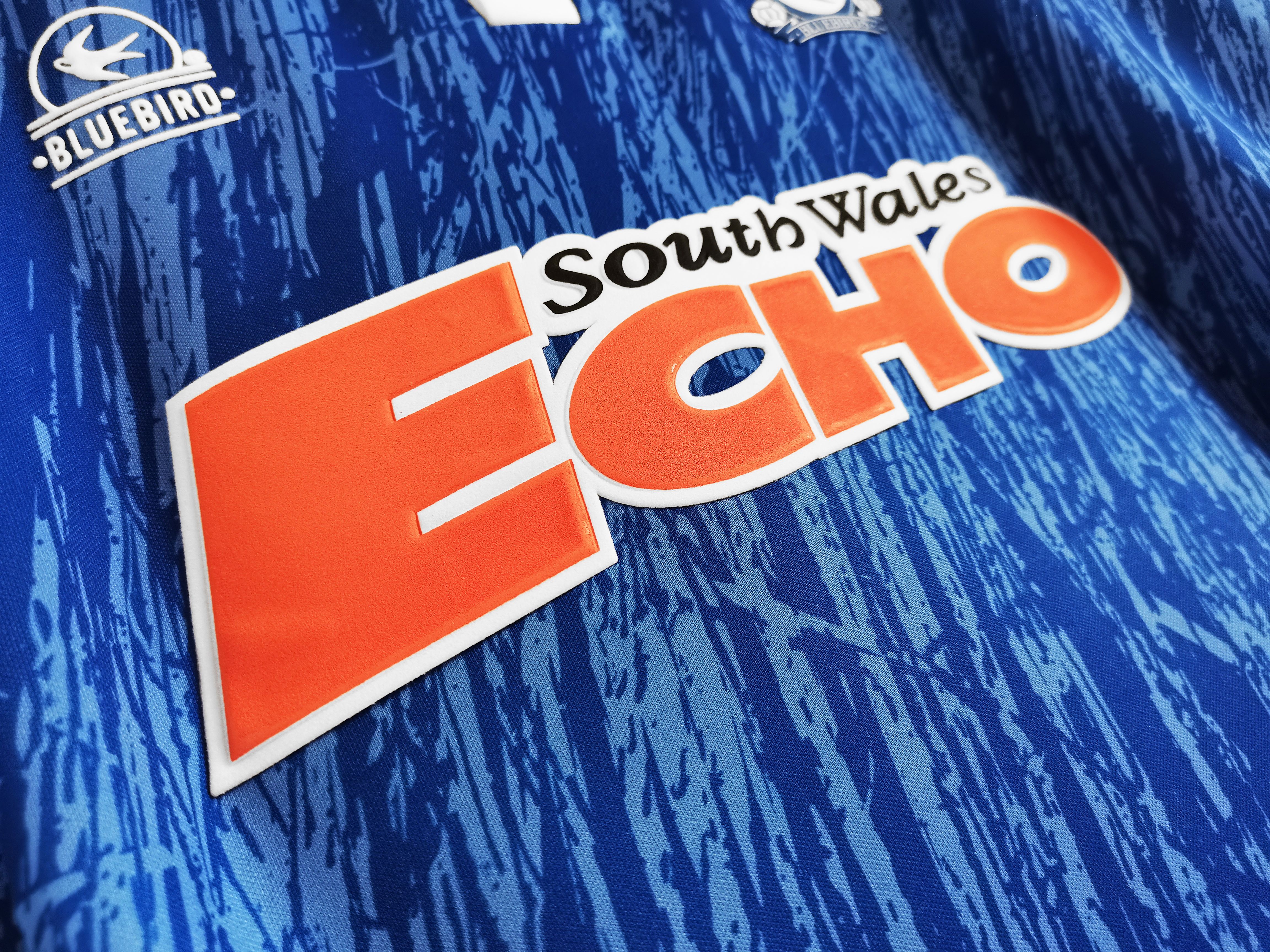 1990 Cardiff City home vintage shirt